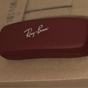 Authentic Ray-Ban Juniors Red Glasses CASE ONLY